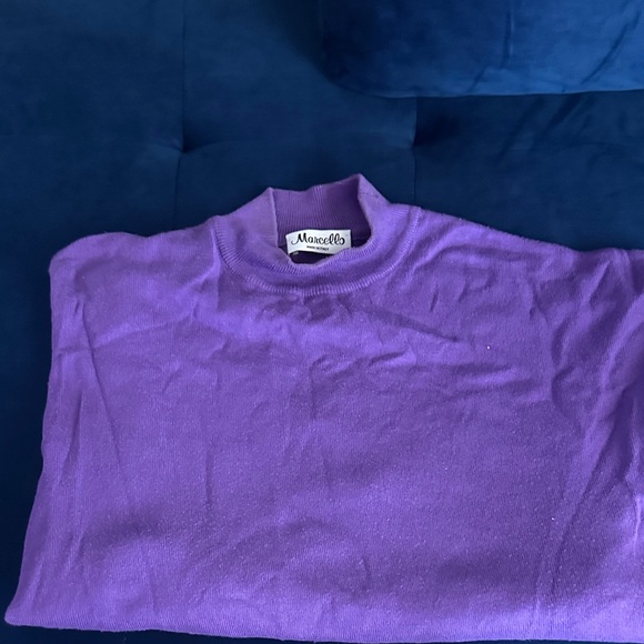 Marcelle Purple Sweater Mens XL - Picture 1 of 4